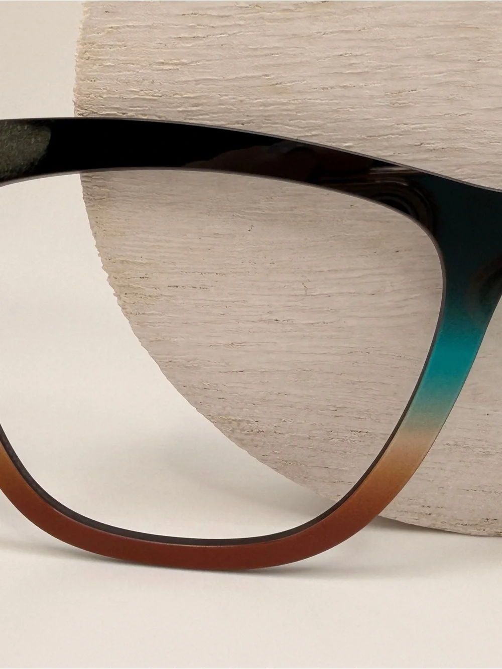 Pair Eyewear Onyx to Rust Gradient top for The Harper